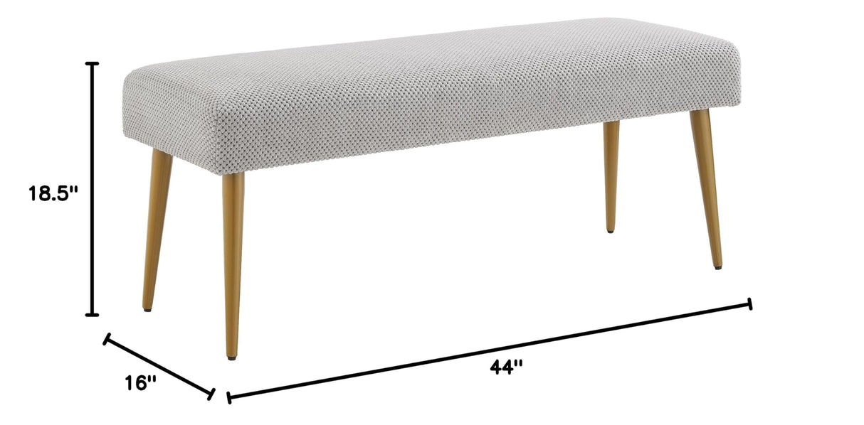 Upholstered Bench Ottoman Entryway Bench Stool