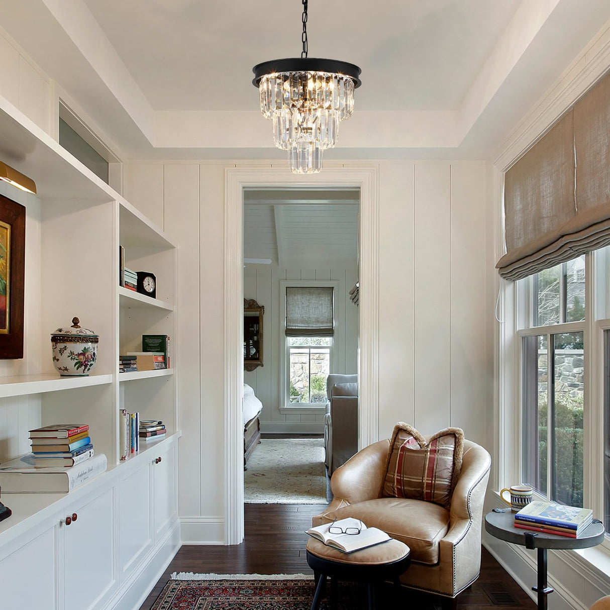 Crystal Chandeliers for Dining Room Light Fixtures Over Table