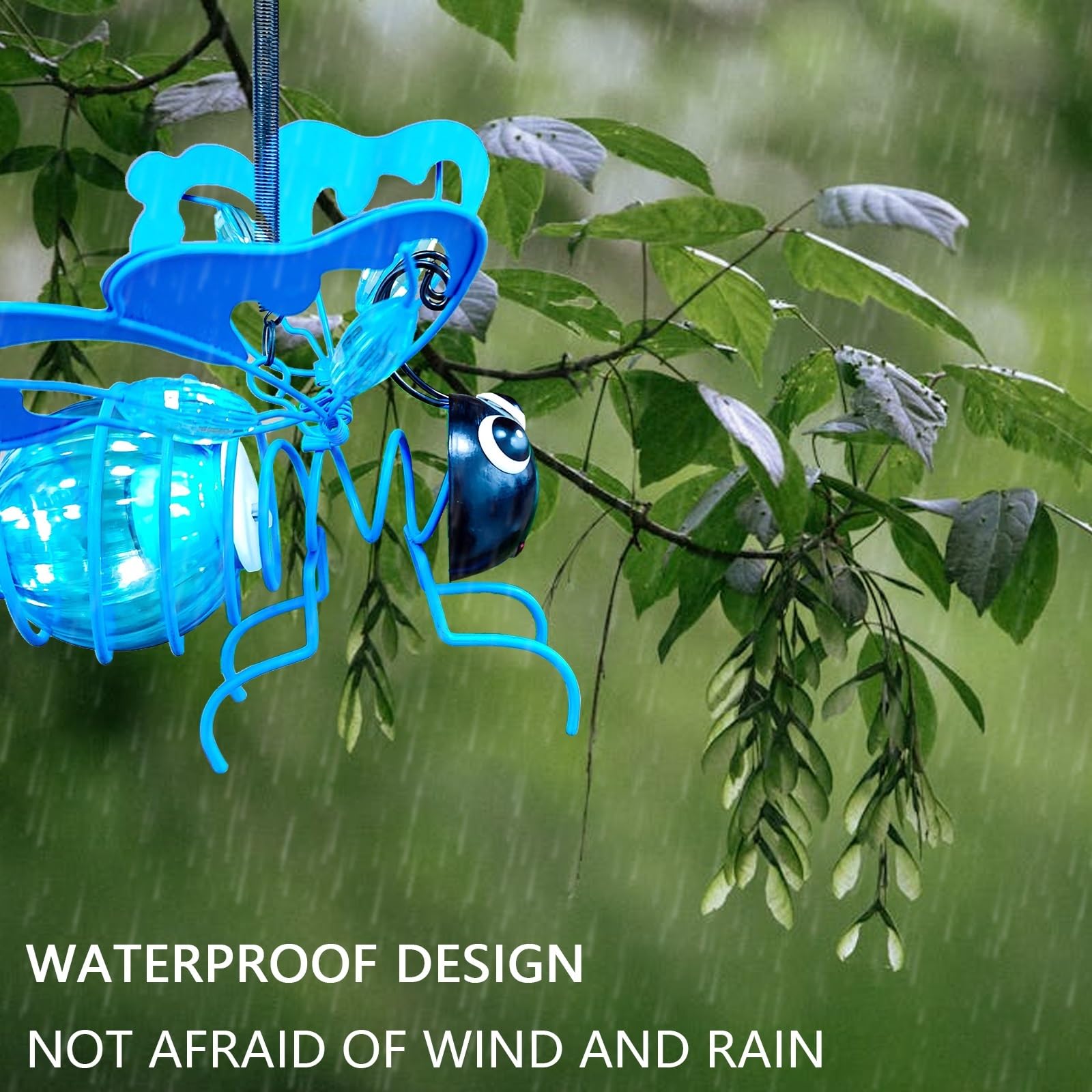 Solar Garden Lantern Outdoor Decorative Waterproof LED Bug Lights Tabletop Lanterns