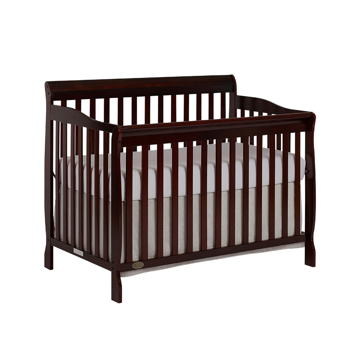 5-in-1 Convertible Crib in Espresso, Greenguard Gold Certified , 50x36x44 Inch (Pack of 1)