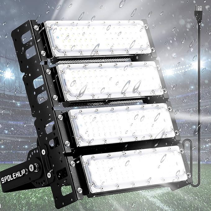 LED Stadium Flood Lights 2000W Equivalent 48000LM Super Bright LED Arena Lights 8