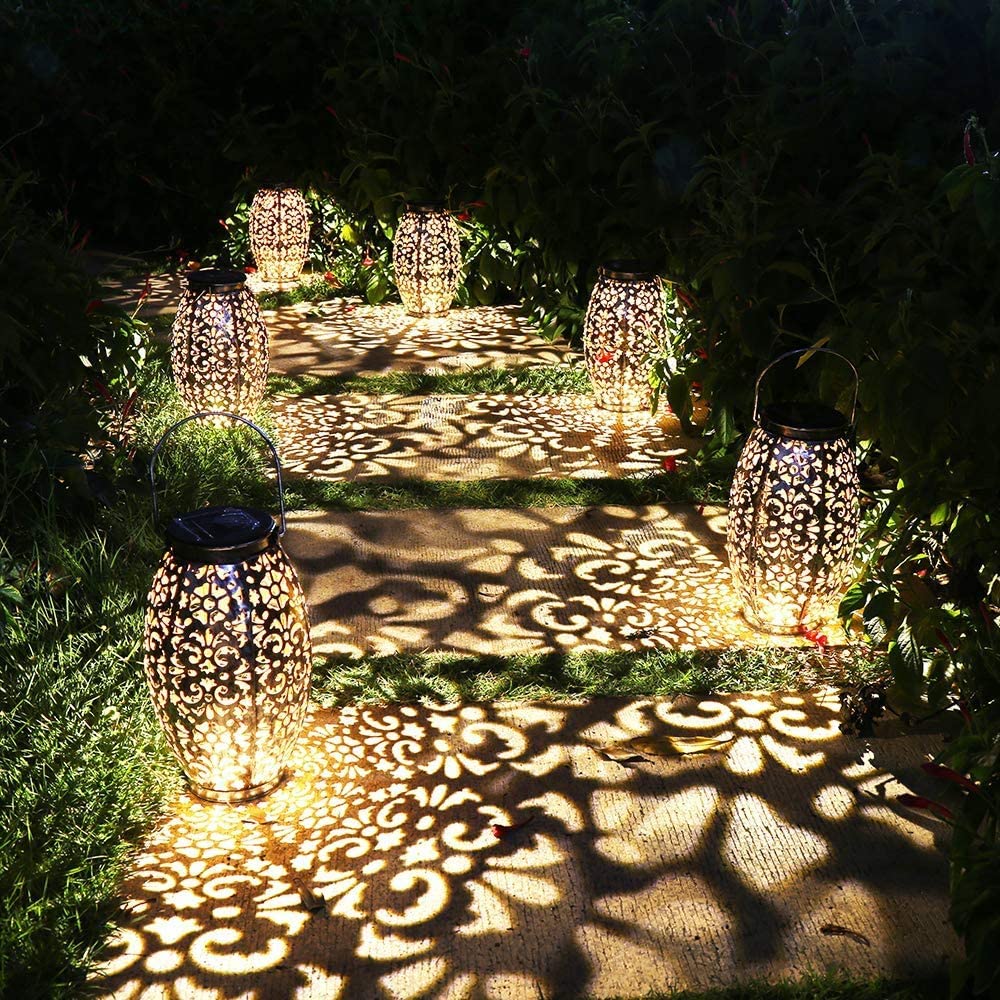 Solar Lantern Lights for Hanging or Table Outdoor Solar Light