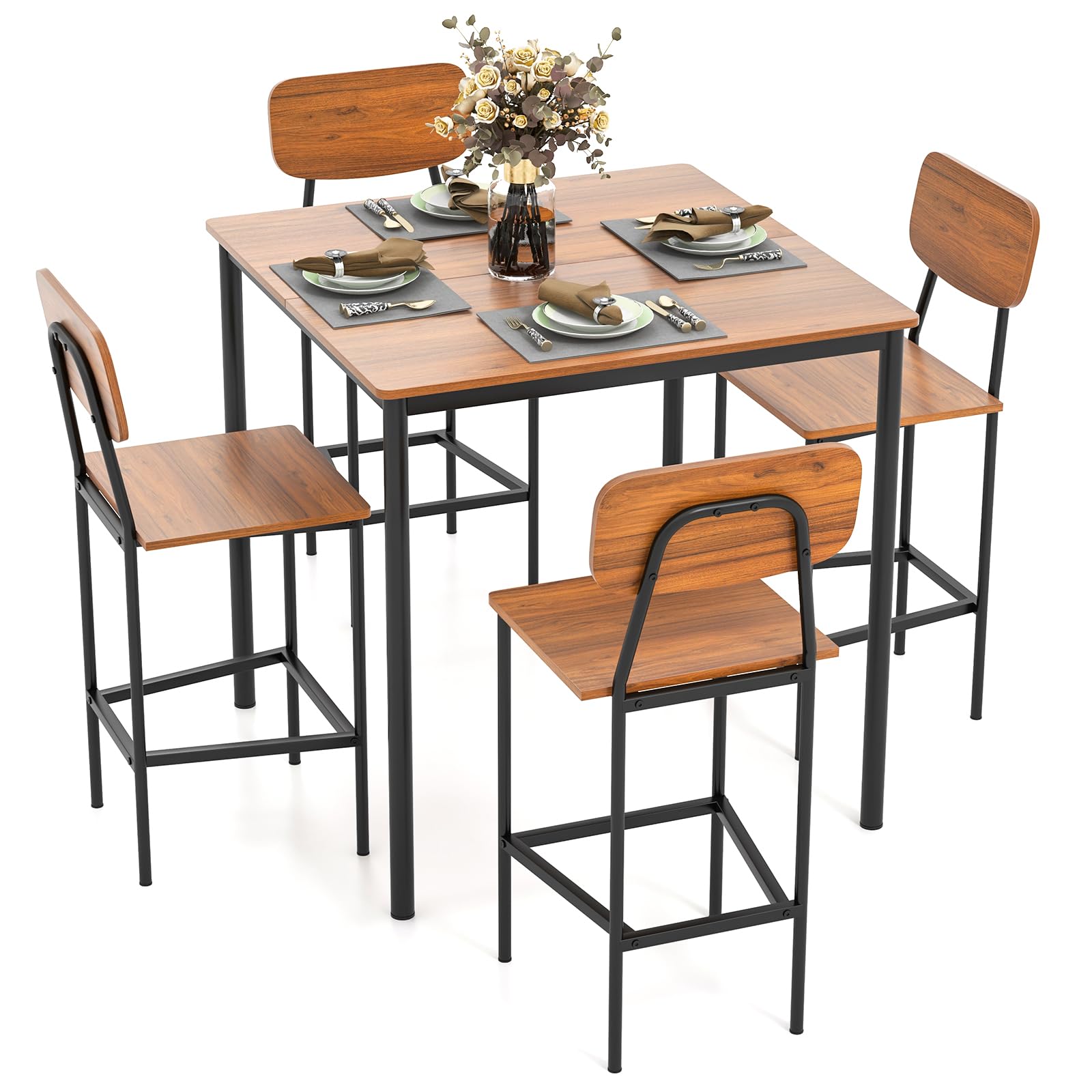 Counter-Height Dining Table Set, Bar Height Table and Chairs, Pub Table and Chairs
