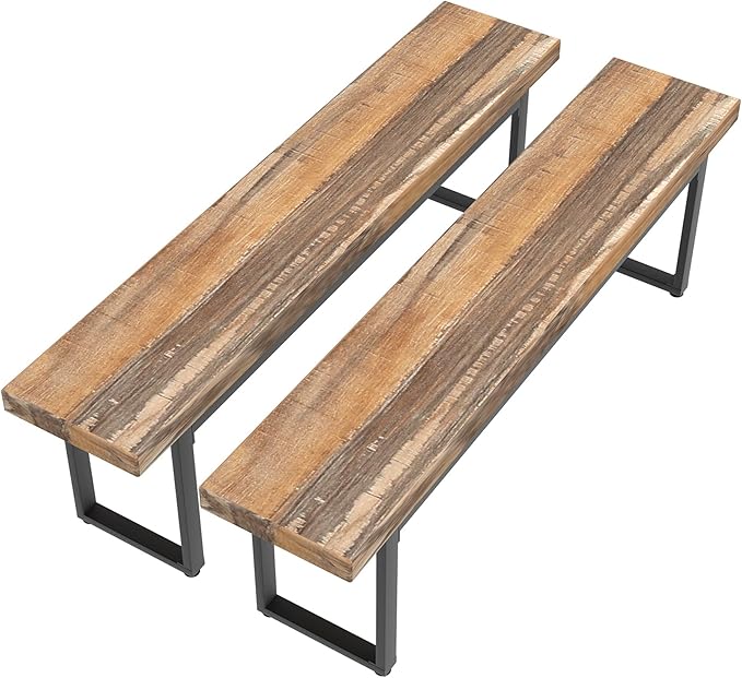 Farmhouse Indoor Kitchen Table Benches, Bed Bench