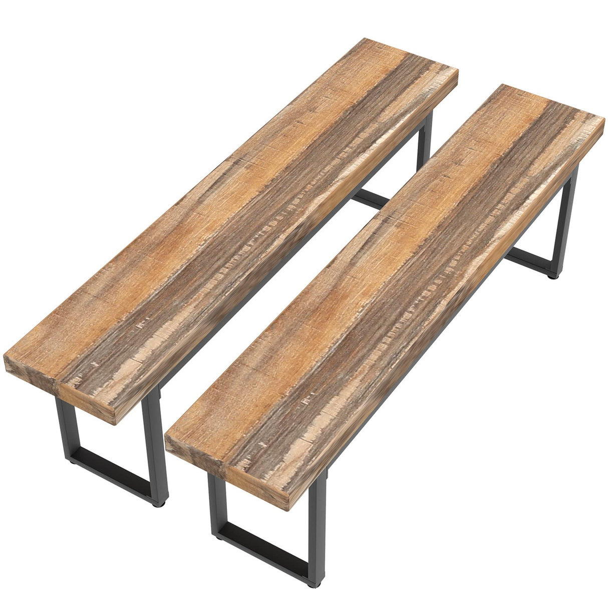 Farmhouse Indoor Kitchen Table Benches, Bed Bench