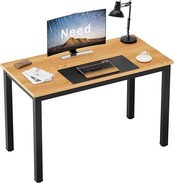Small Computer Desk Writing Desk 39 3/8'' L Study Desk for Small Space Sturdy