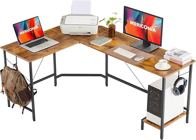 L Shaped Desk,66 Inch,Corner Desk for Home Office,Computer Gaming Table