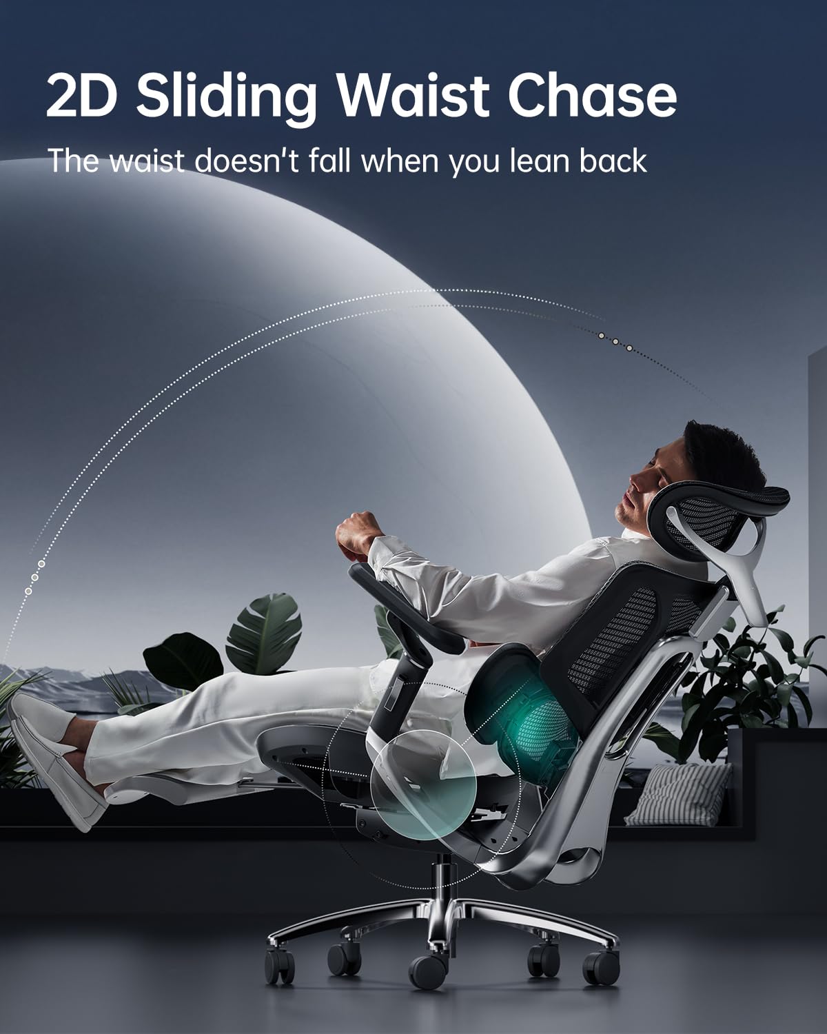 E3 Ultra Ergonomic Office Chair - Big and Tall with 3-Zone Lumbar Support