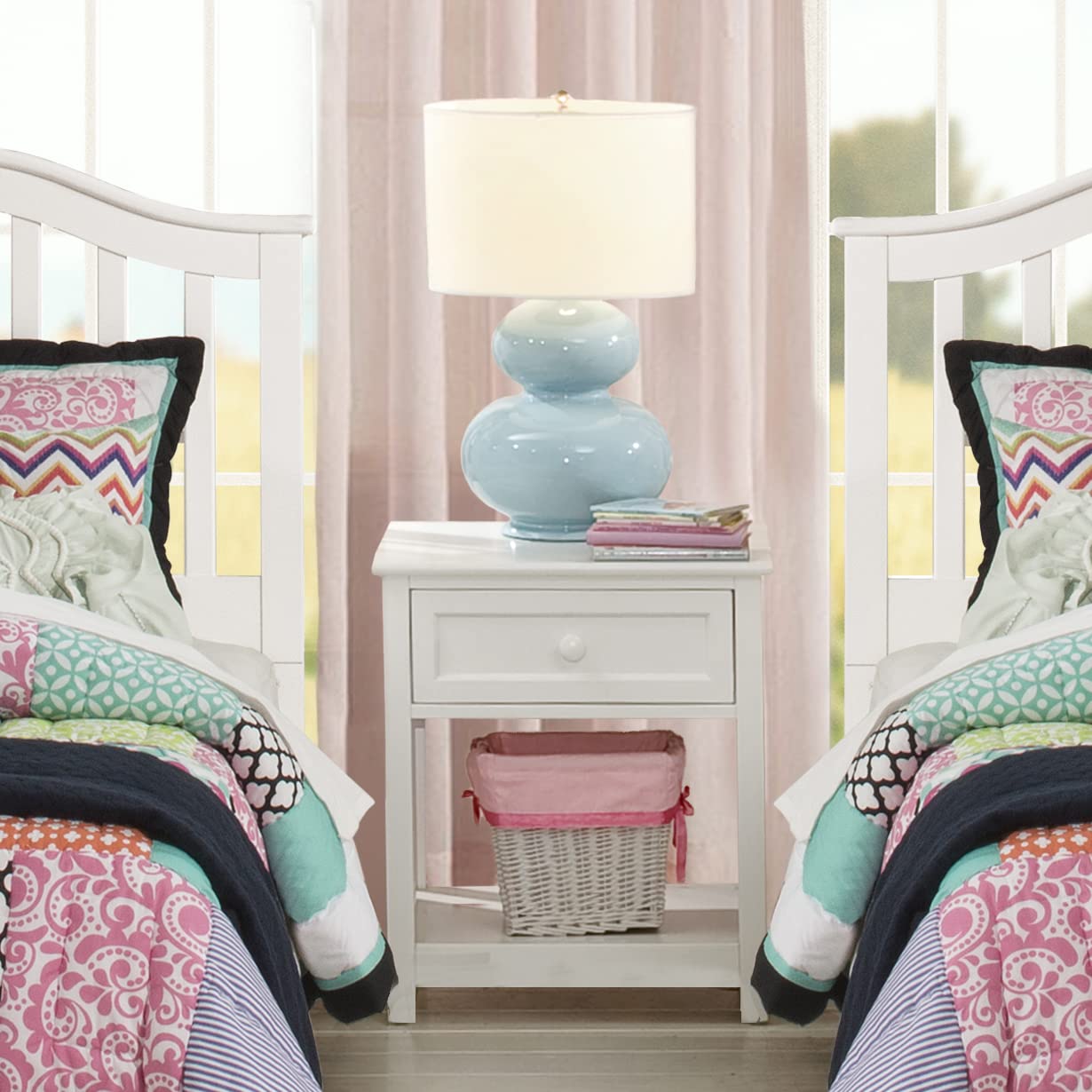 Drawer Nightstand, Night Stand, White