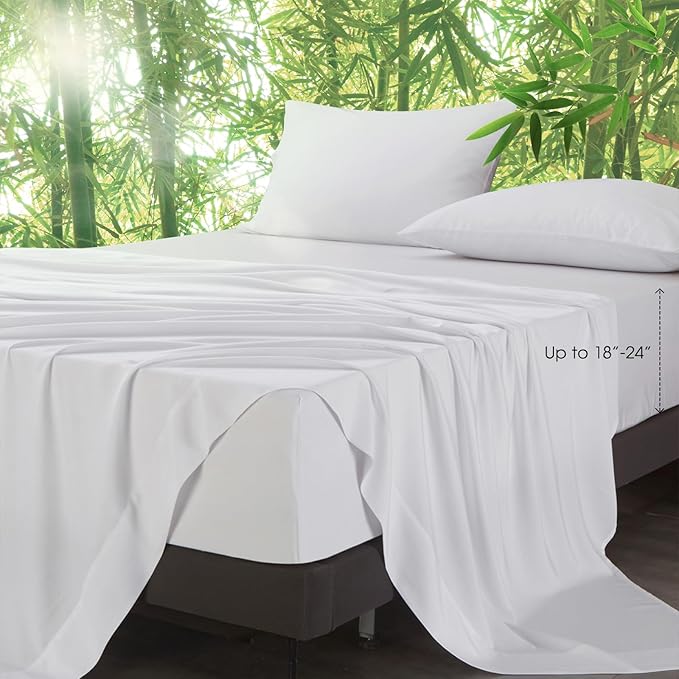 100% Viscose from Bamboo Sheets California King Size