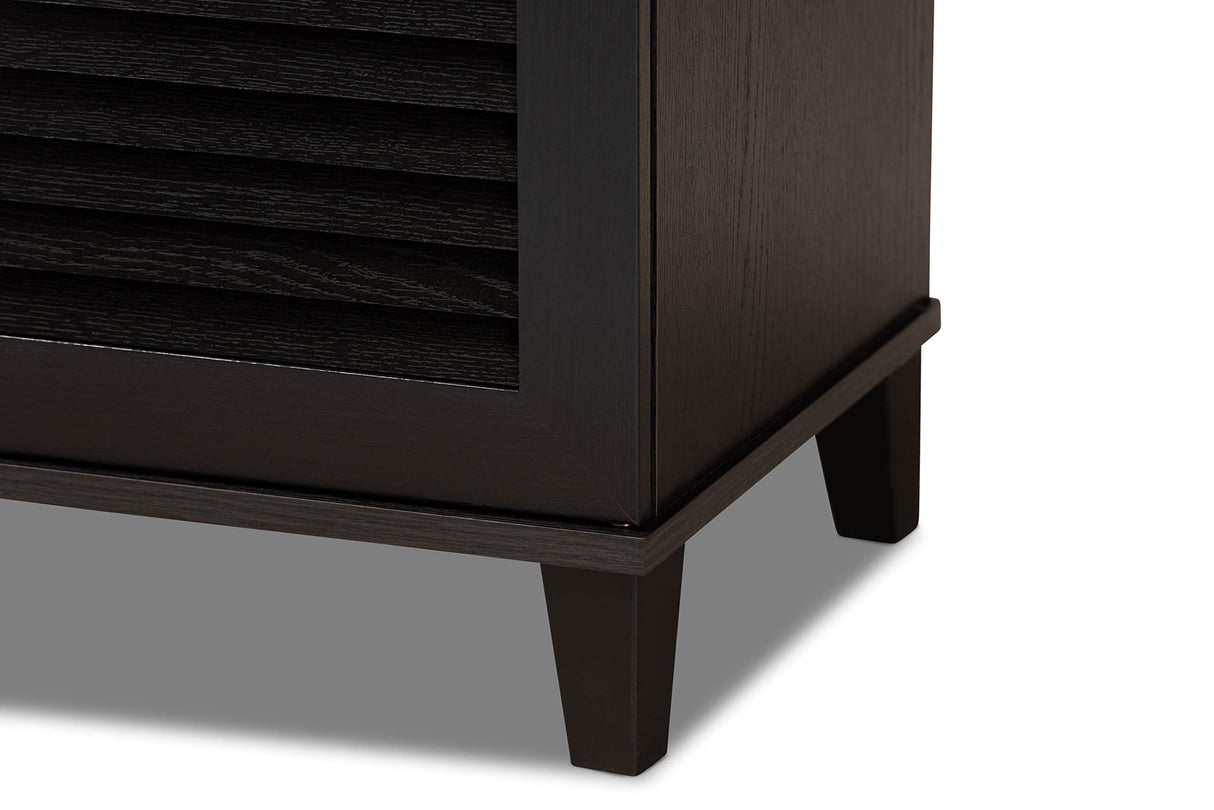 Warren Shoe-Storage Cabinet, Espresso