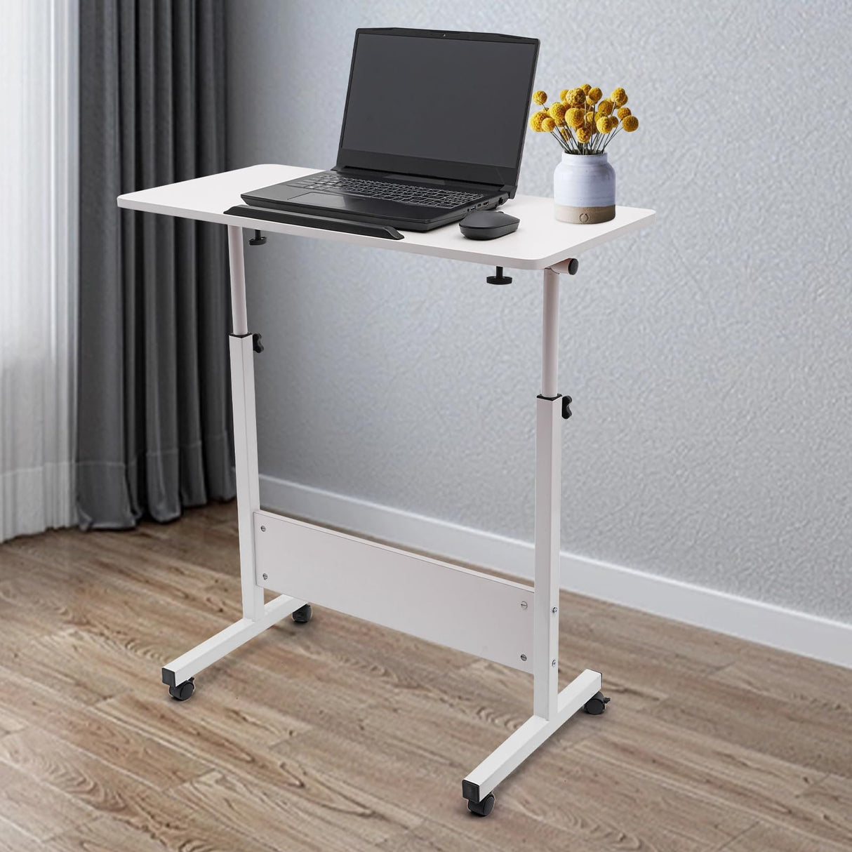 Adjustable Height Standing Desk, Stand Up Desk with 360° Flip