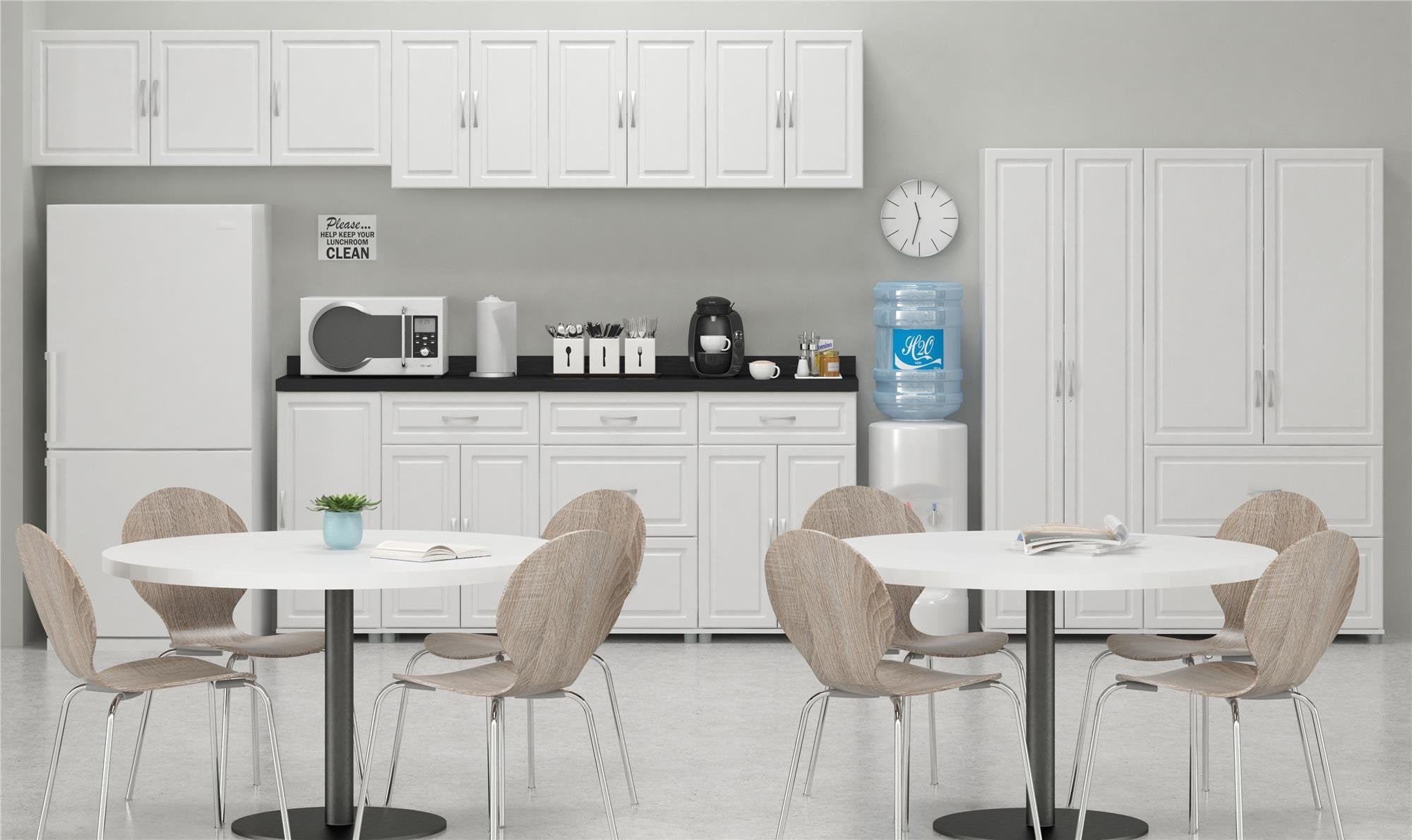 Evolution Kendall 24" Utility Storage Cabinet - White