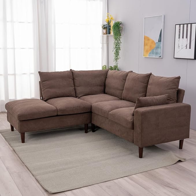 Convertible Sectional Sofa Couch, L-Shaped Corner Couch