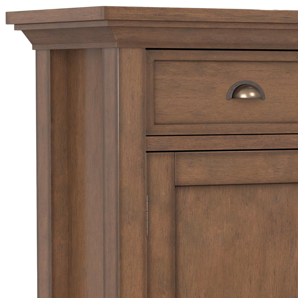 Redmond Solid Wood Wide Transitional Storage Cabinet for The Living, Entryway and Family Room,