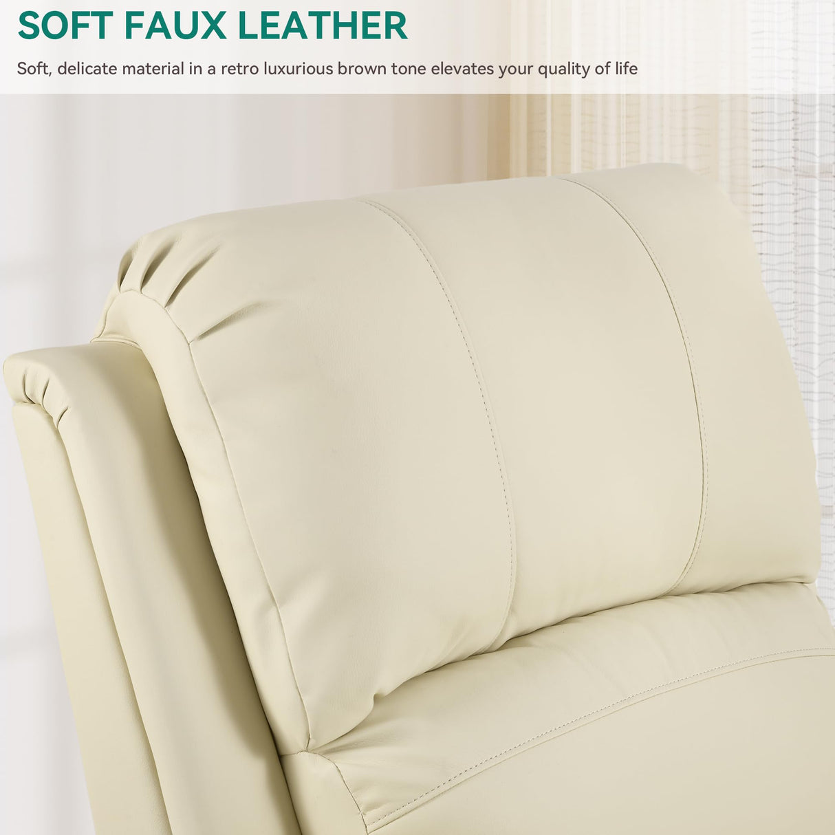 Swivel Rocking Recliner Chair,Manual Swivel Rocker chair Adults, Comfy