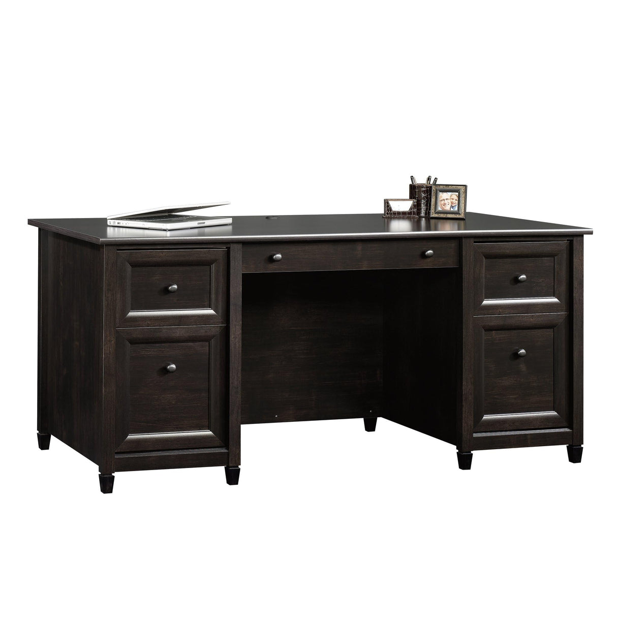 Edge Water Office, Executive Desk with File Drawer Storage