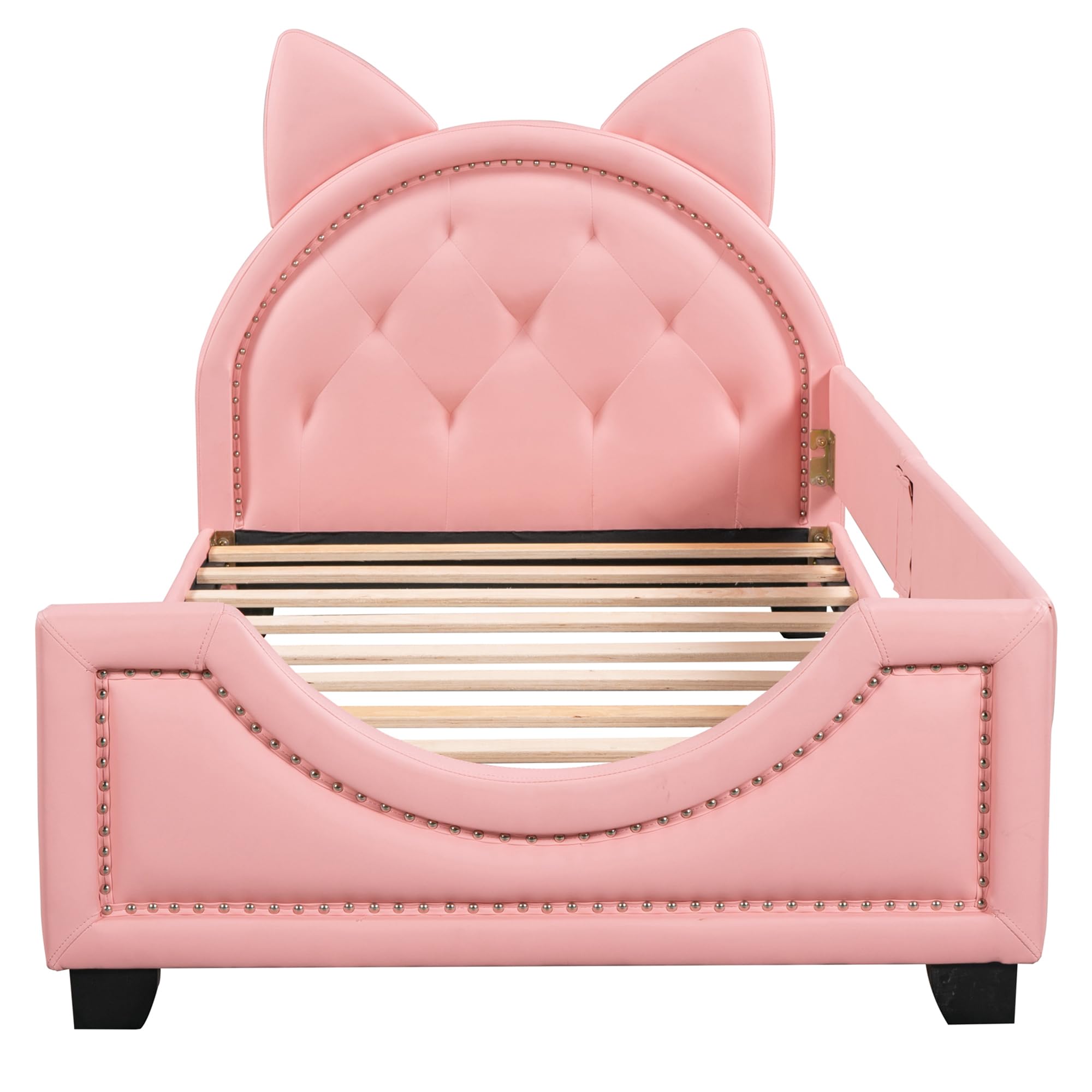 Frame with Headboard and Footboard, Kids Day Bed/Girls Bed Twin Size, Twin Size Daybed