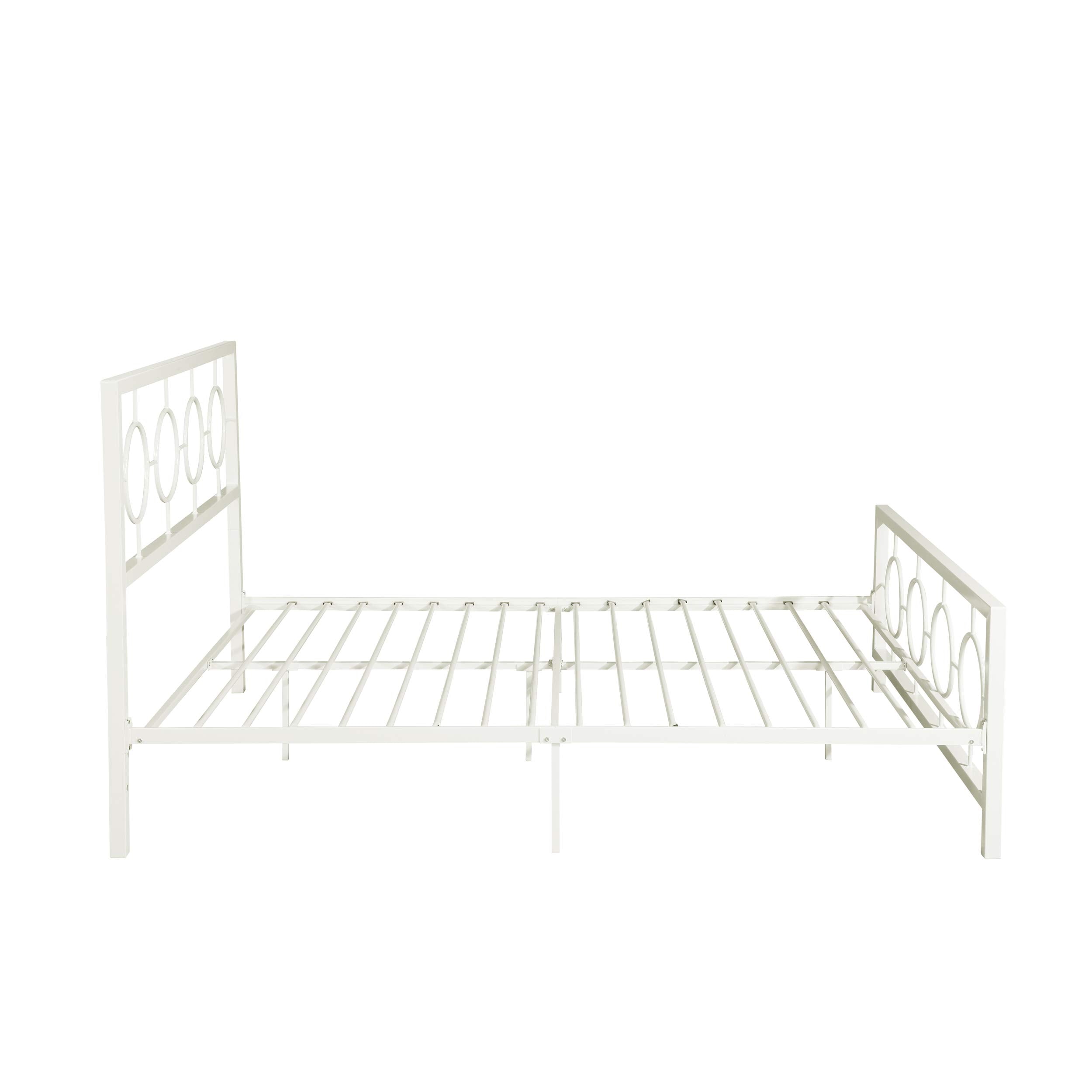 Doris Queen-Size Geometric Platform Bed Frame