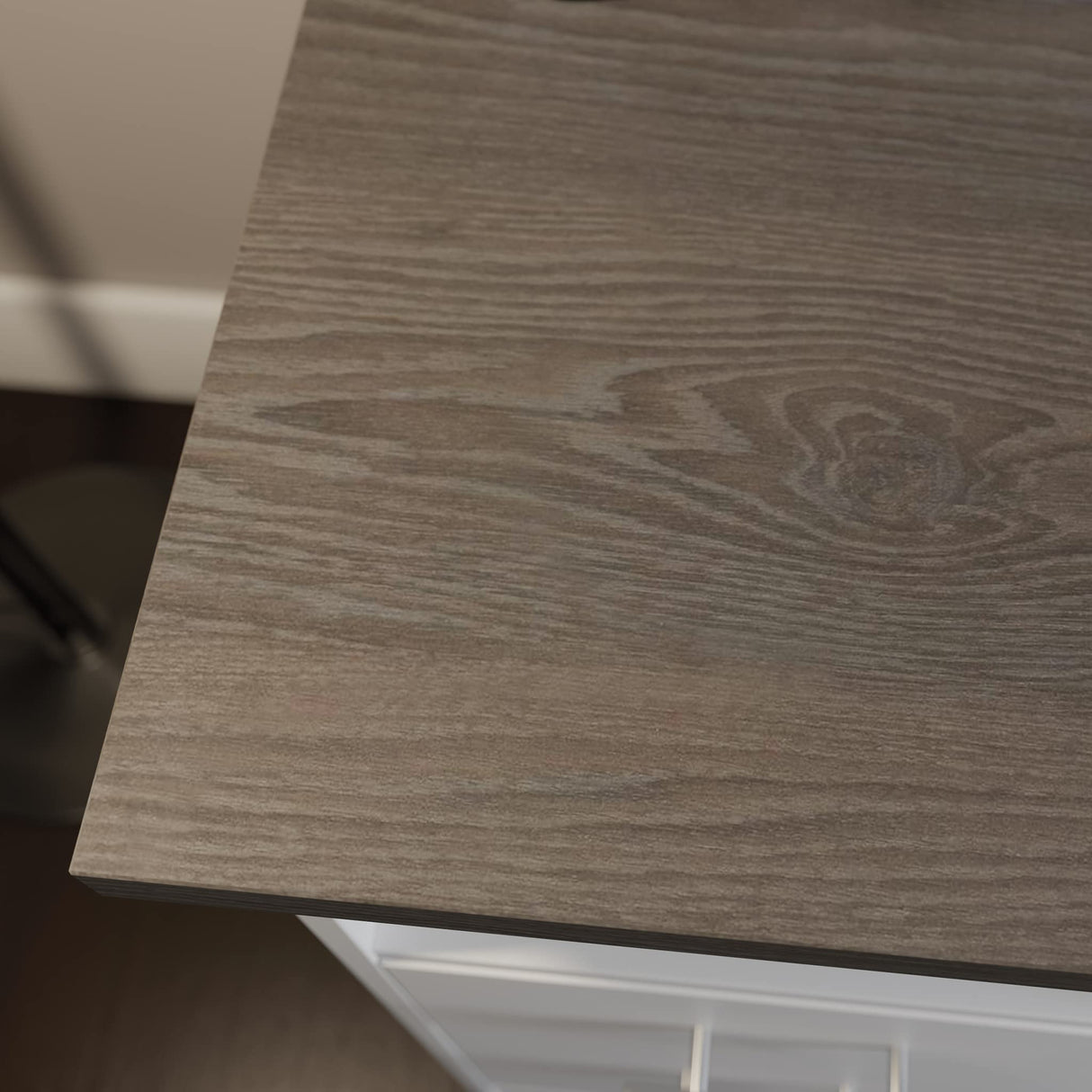 Miscellaneous Office Gaming Desk, L: 59.06" x W: 23.47" x H: 29.96", White finish