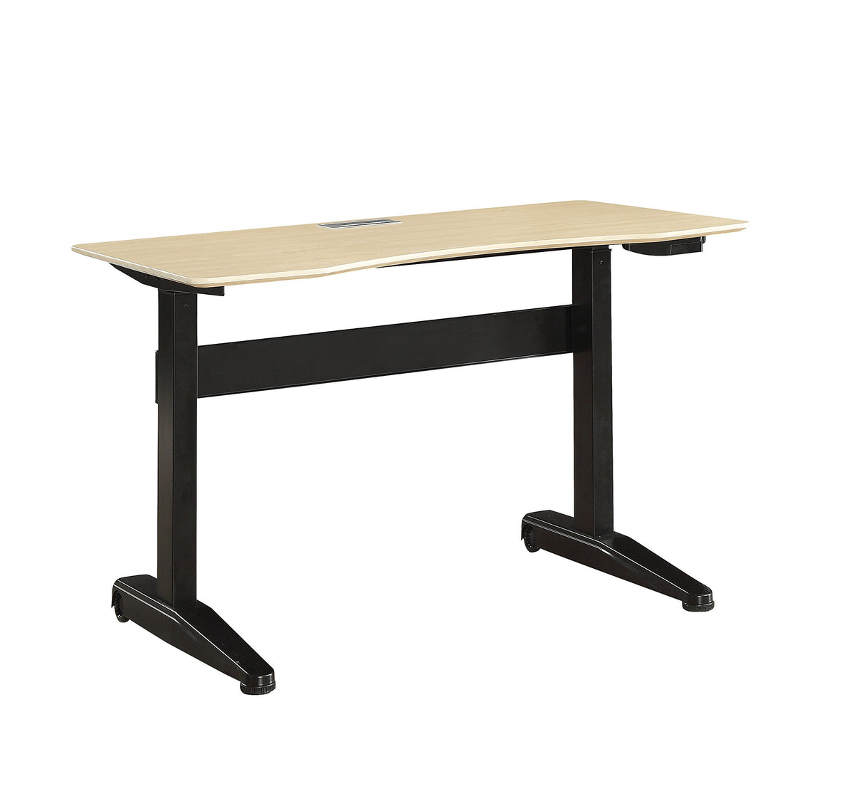 Agate Adjustable Height Desk Small Black