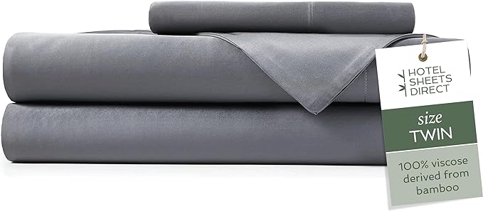 100% Viscose Derived from Bamboo Sheets Full- Cooling Luxury Bed Sheets