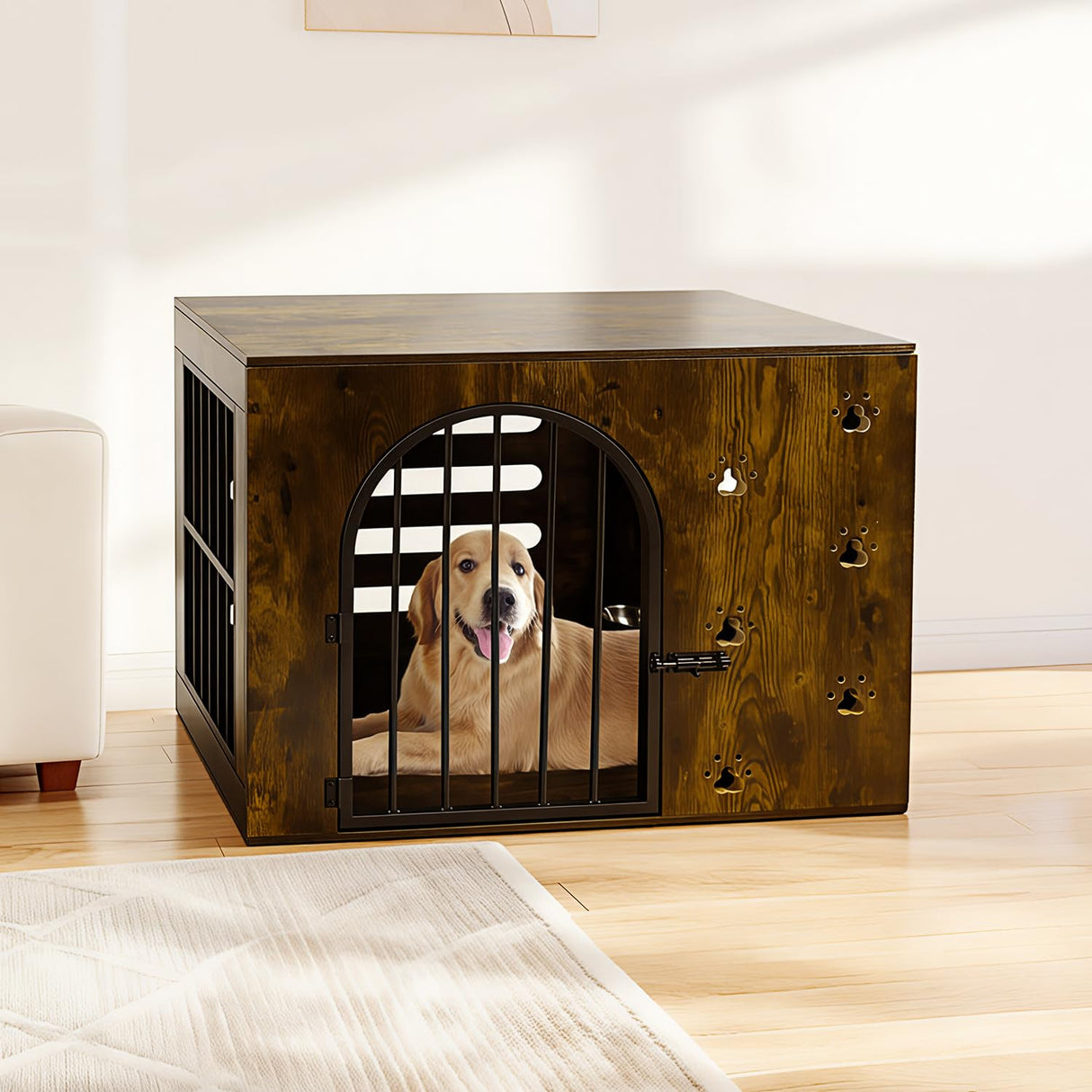 Heavy Duty Dog Crate Furniture for Small to Medium Dogs