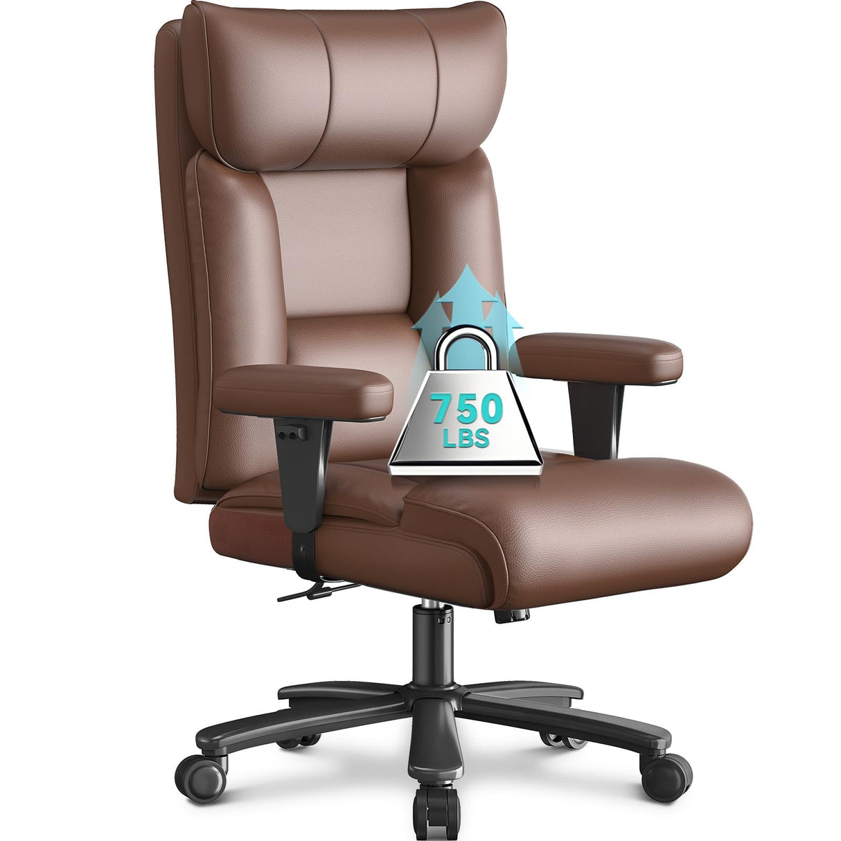 Ergonomic Big and Tall Office Chair - 750 lbs Capacity High Back Executive Chair