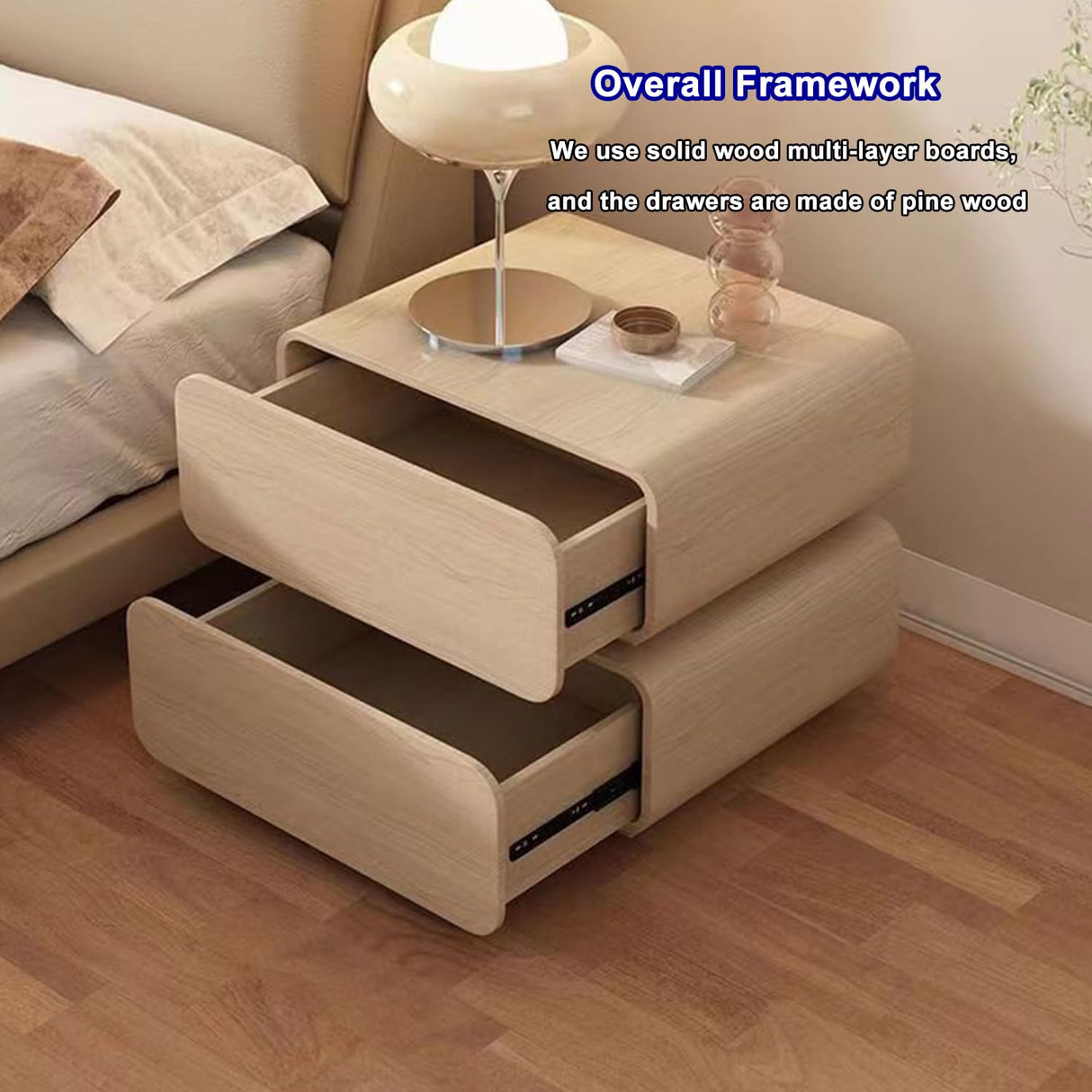 Nightstand, Minimalist Bedside Table, Nightstand