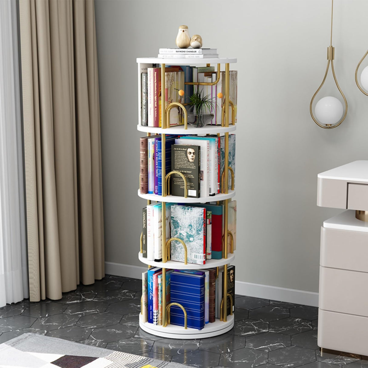 Tower,bookshelf For Kids Room,open Shelf Bookcase,corner Bookshelf With Storage,tall