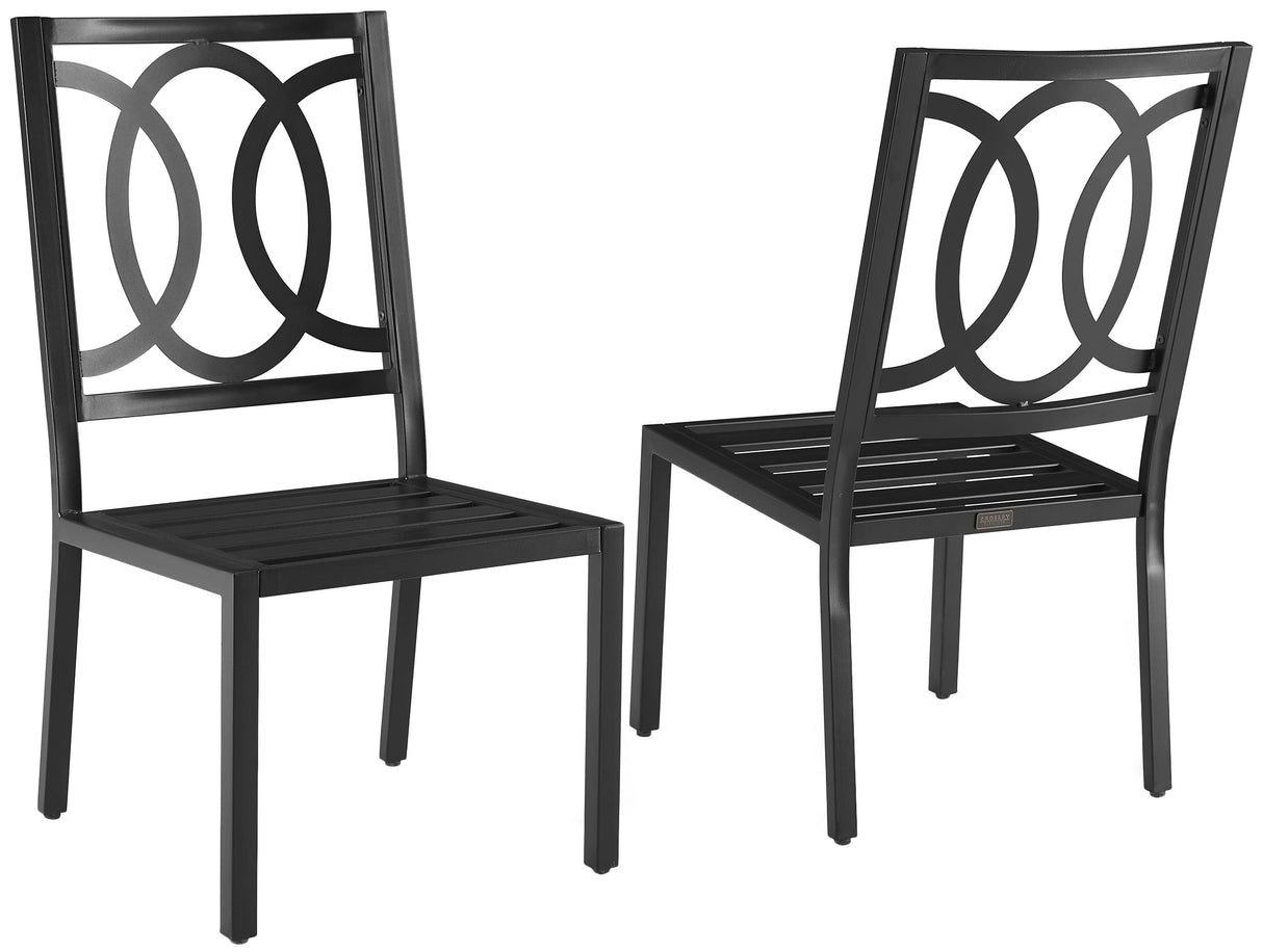 Chambers 2-Piece Outdoor Chair Set, Dining Patio Chairs for Deck