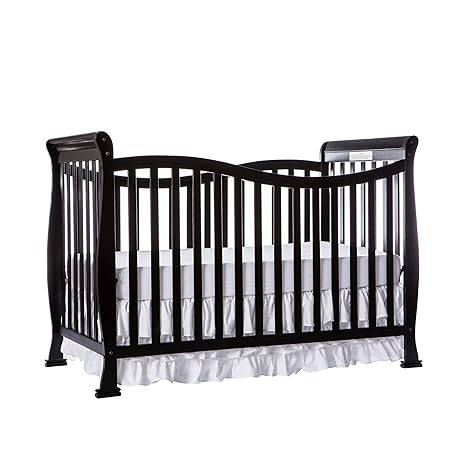 Violet 7-In-1 Convertible Life Style Crib In Cherry, Greenguard Gold Certified