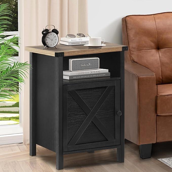 Farmhouse Nightstand, End Table, End Tables