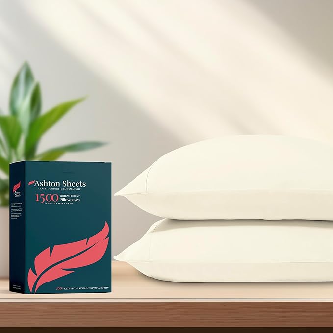 100% Egyptian Cotton Sheets Queen Size - 1500 Thread Count Queen Size Sheets