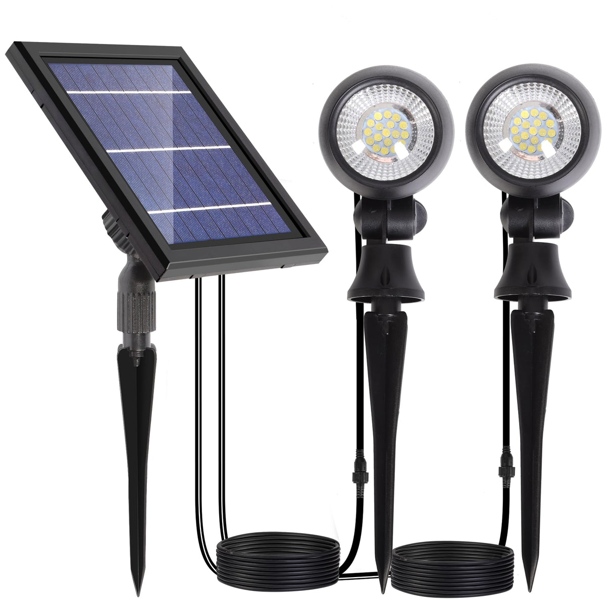 Solar Outdoor Lights,Solar Spot Lights Outdoor Waterproof Solar Spotlight