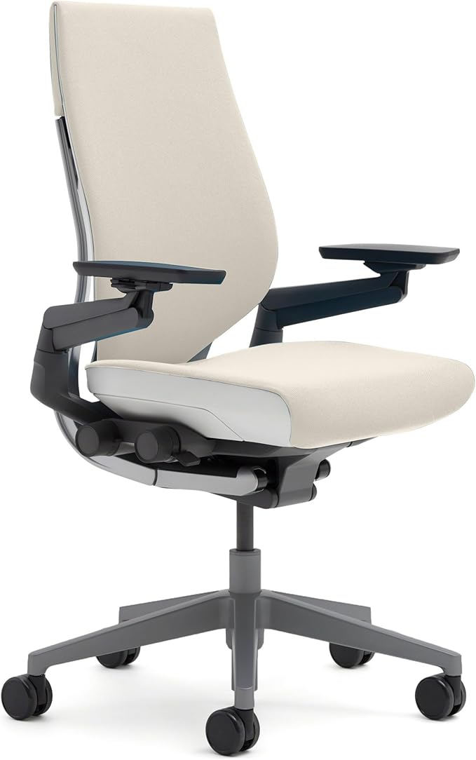 Office Chair - Ergonomic Work Chair with Wheels for Carpet - Comfortable Office Chair