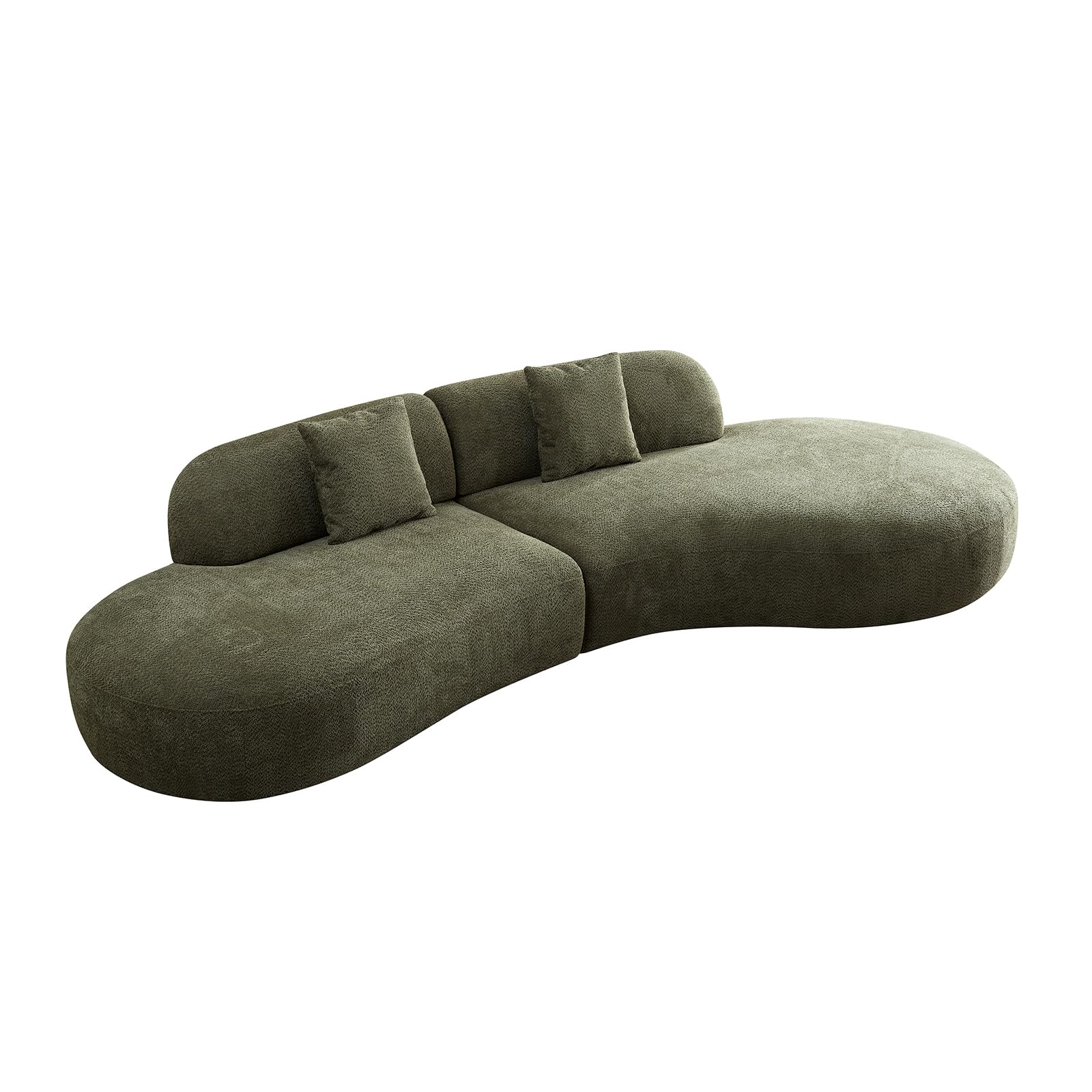 Modular Sectional Sofa,135.4" Oversized Curved Couch