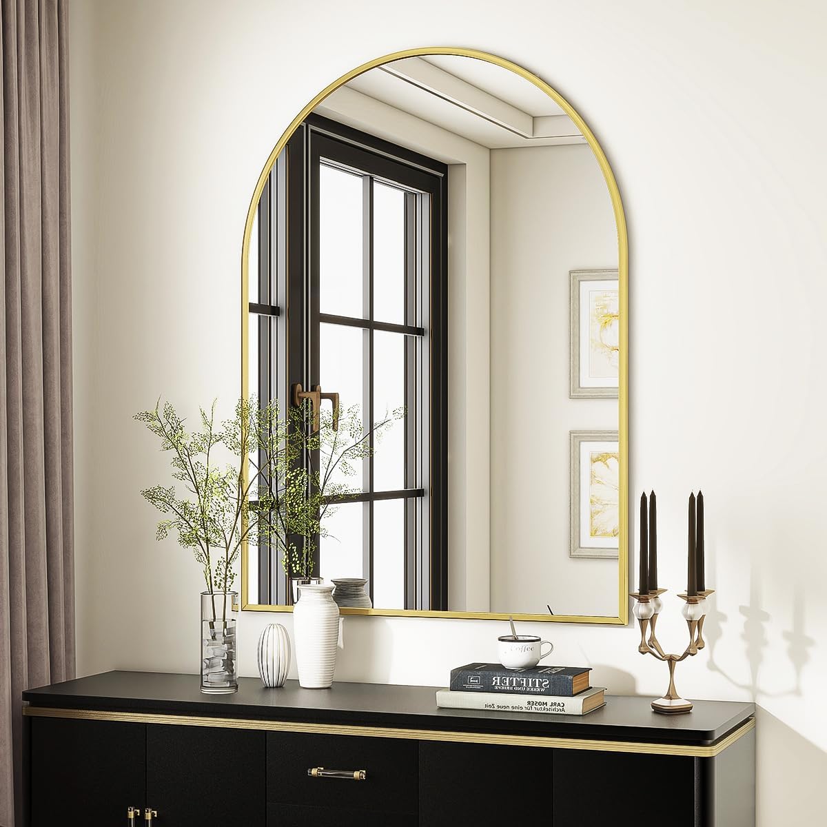 Arched Wall Mirror, inch Arch Bathroom Mirror