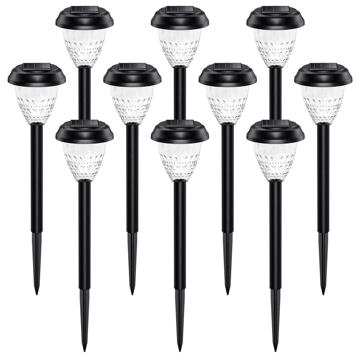 Super Bright Solar Lights Outdoor Waterproof 10 Pack