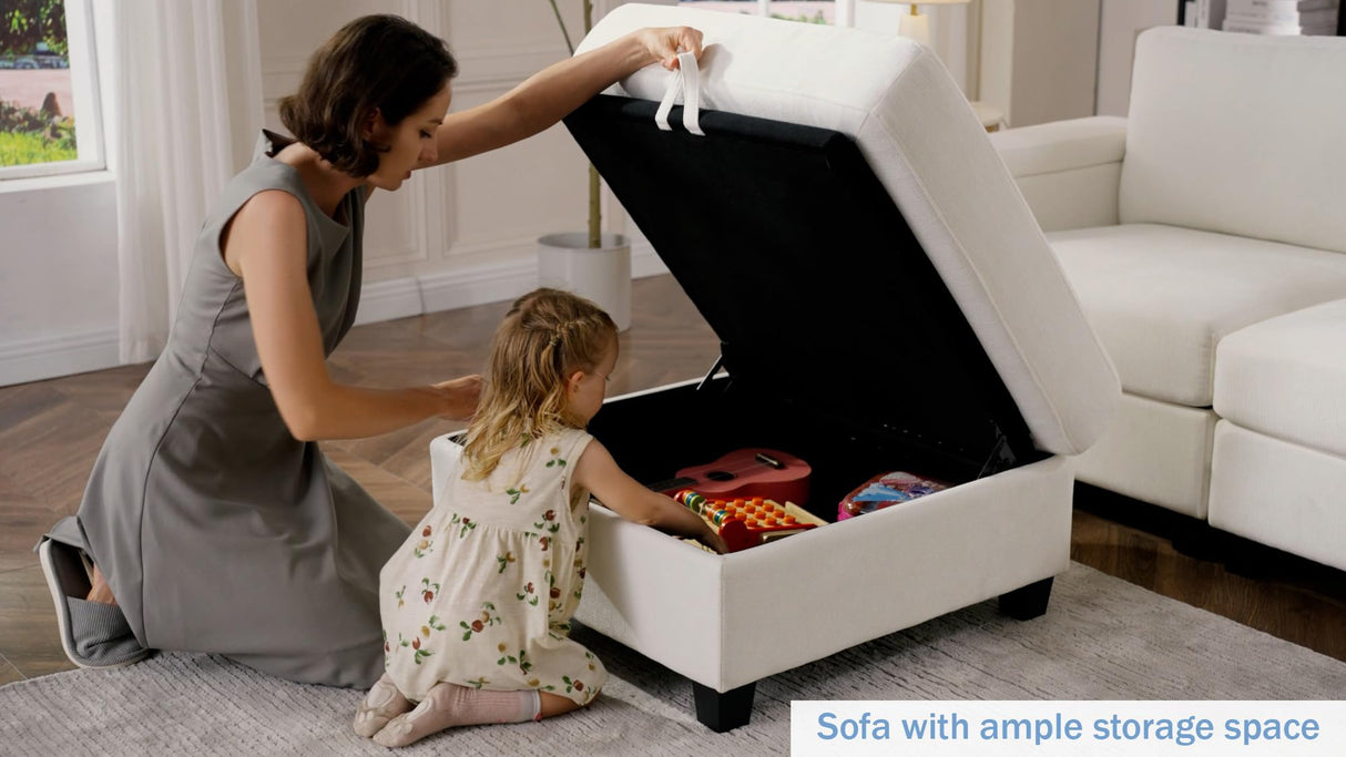 Modular L Shaped Furniture Set Sectional Couch Sofa for Living Room