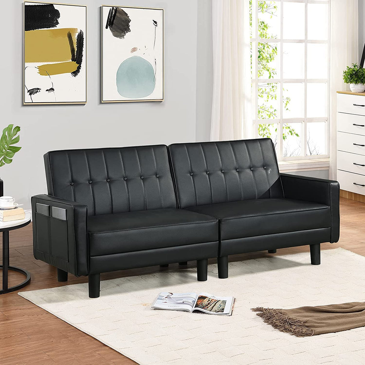 Futon Sofa Bed Couch and Sleeper Sofas for Living Room