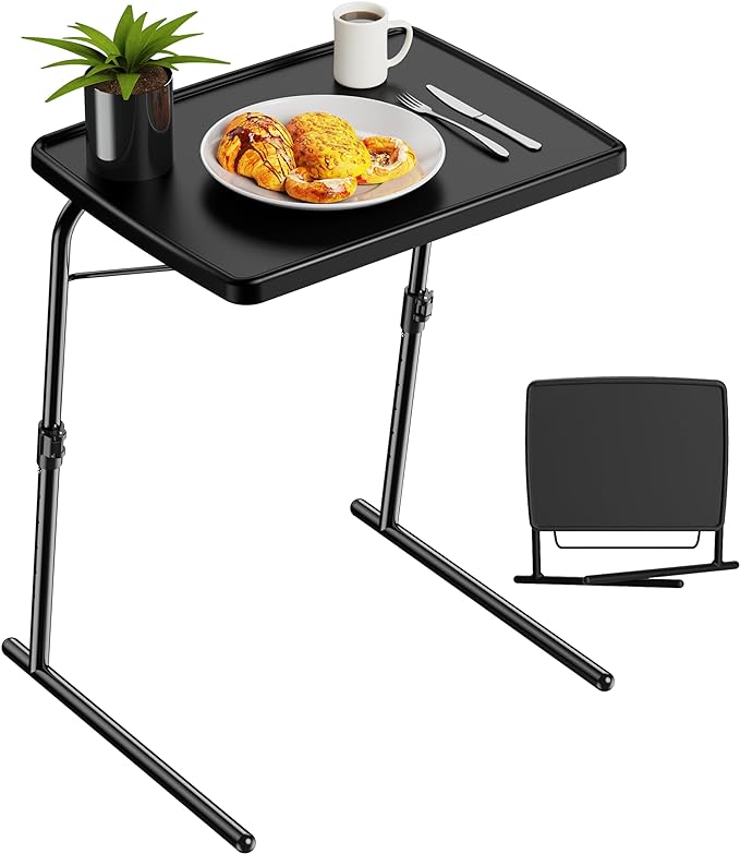 Max TV Tray Table, Allpop Adjustable Large TV Tray for Eating