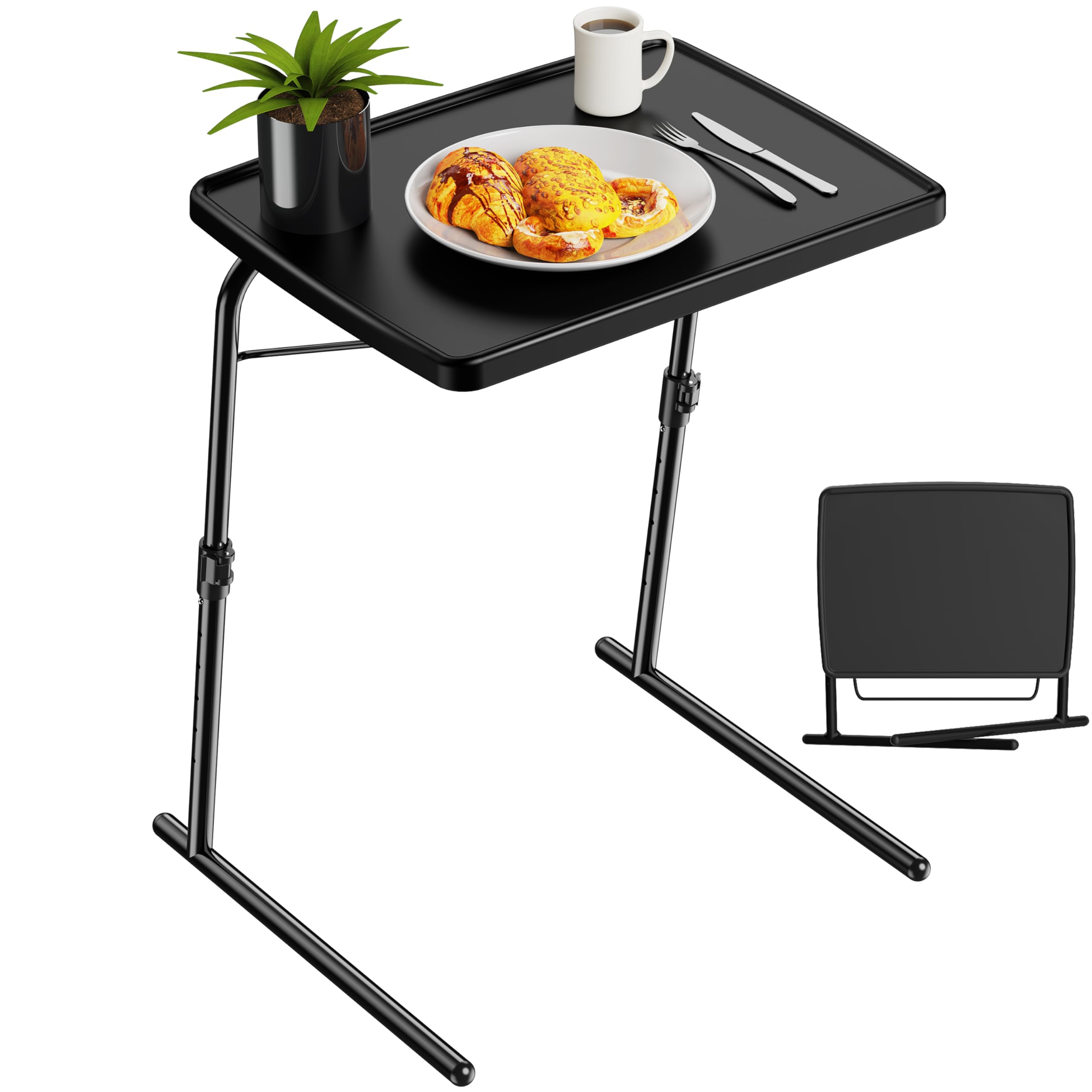 Max TV Tray Table, Allpop Adjustable Large TV Tray for Eating