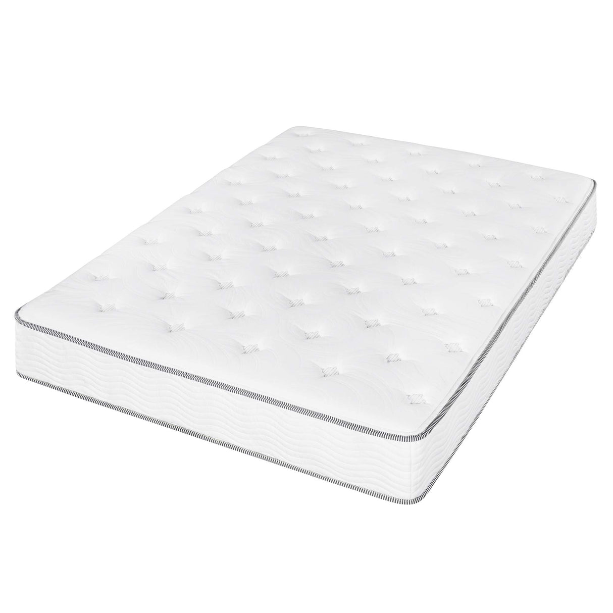 Queen Mattress, 10 Inch Plush Cloud Hybrid Mattress, Gel Infused Memory Foam