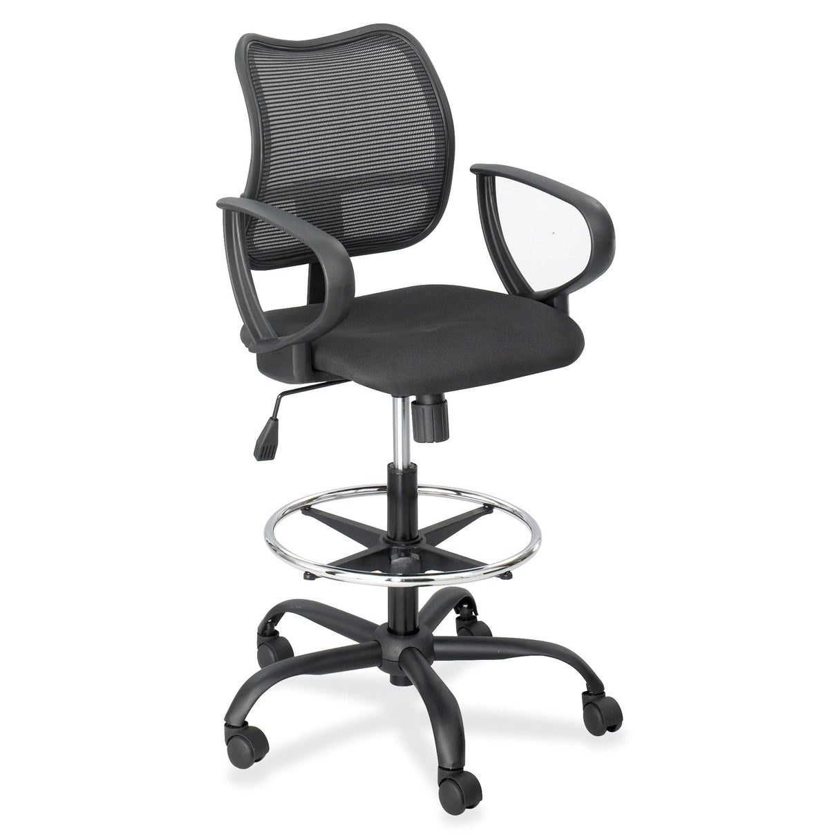 Vue Mesh Extended-Height Chair 3395BL with Ergonomic Mesh Back, Black, Cool Comfort