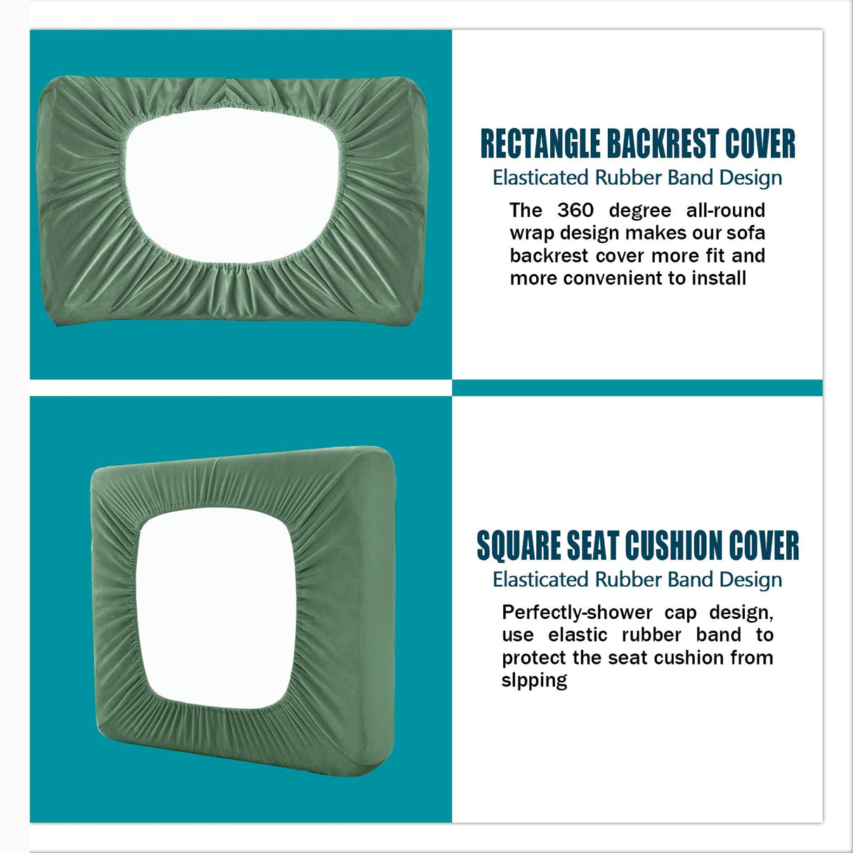 Sofa Cover with Separate Seat Cushions Covers and Backrests Covers Stretch Ektorp