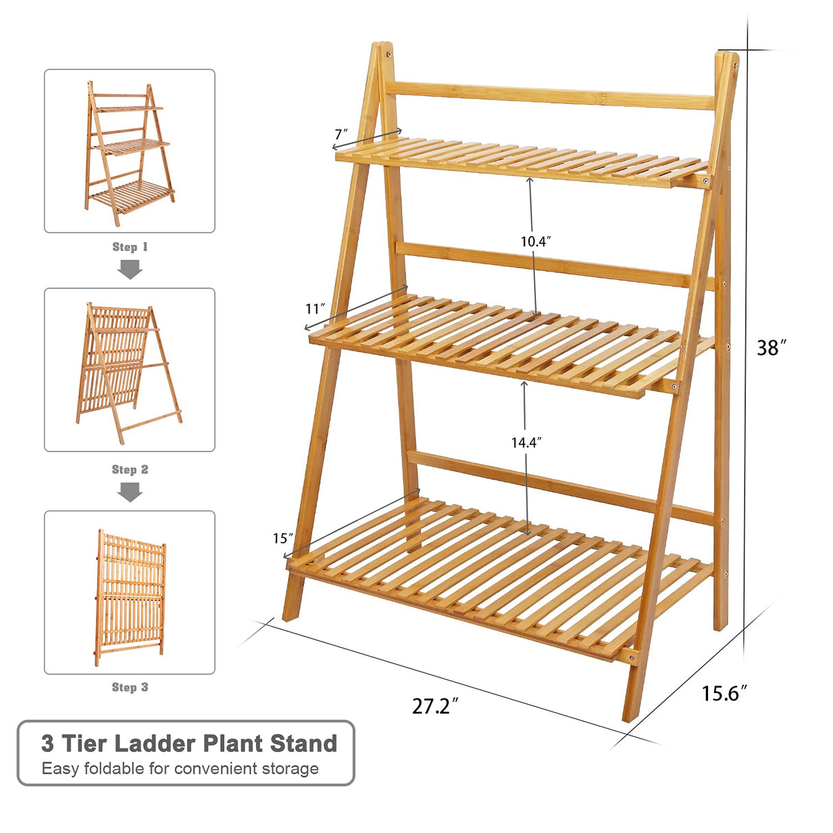 SteelBloom 5-Tier Metal Plant Stand