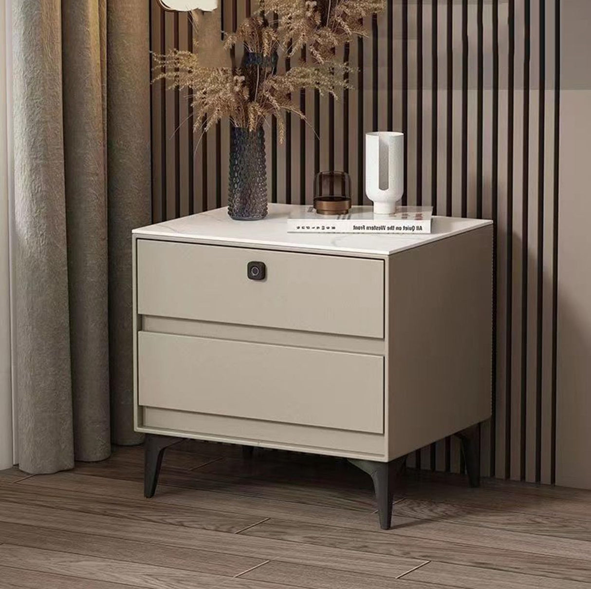 Full Solid Wood Bedside Cabinet Bedside Cabinet