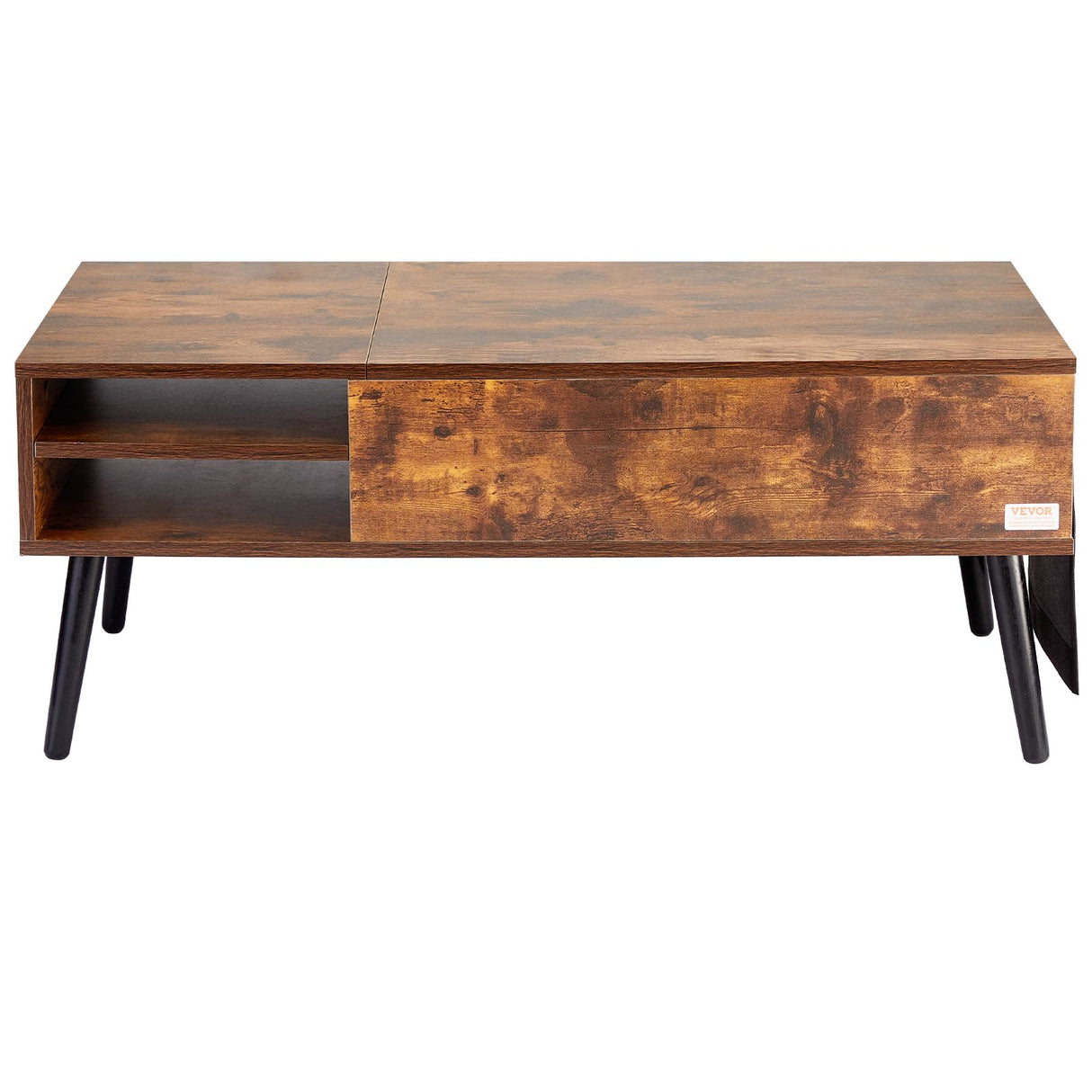 Lift Top Coffee Table, 39.4 in Rectangle Coffee Table with Extra Storage Pockets