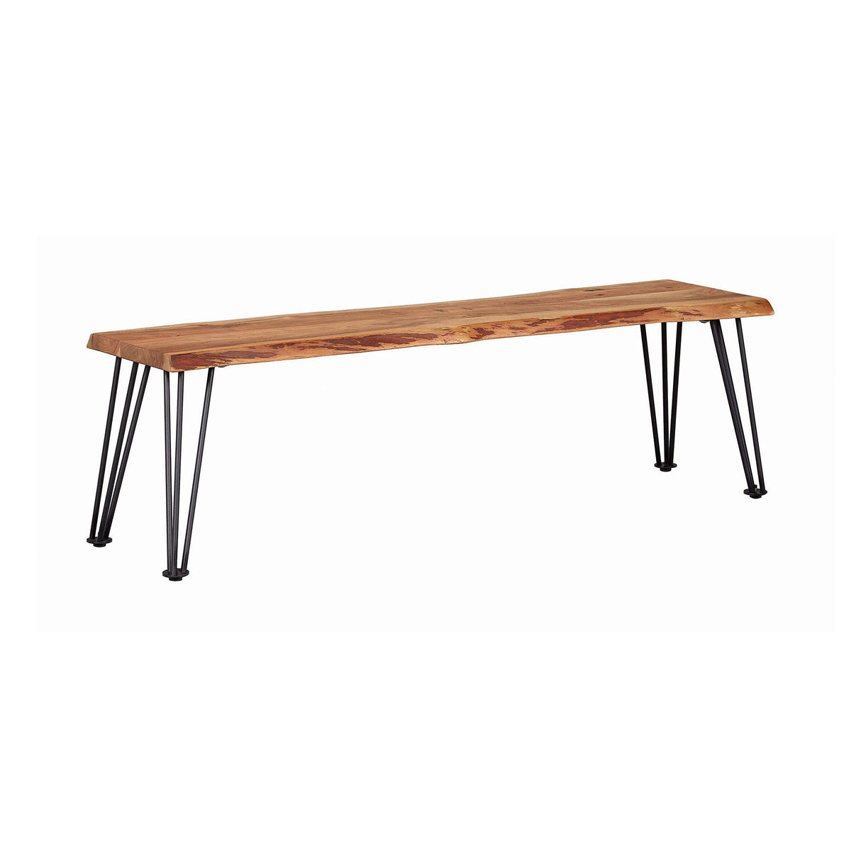 Sherman Modern Solid Wood Live Edge Dining Bench